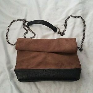 Suede Cross-body bag